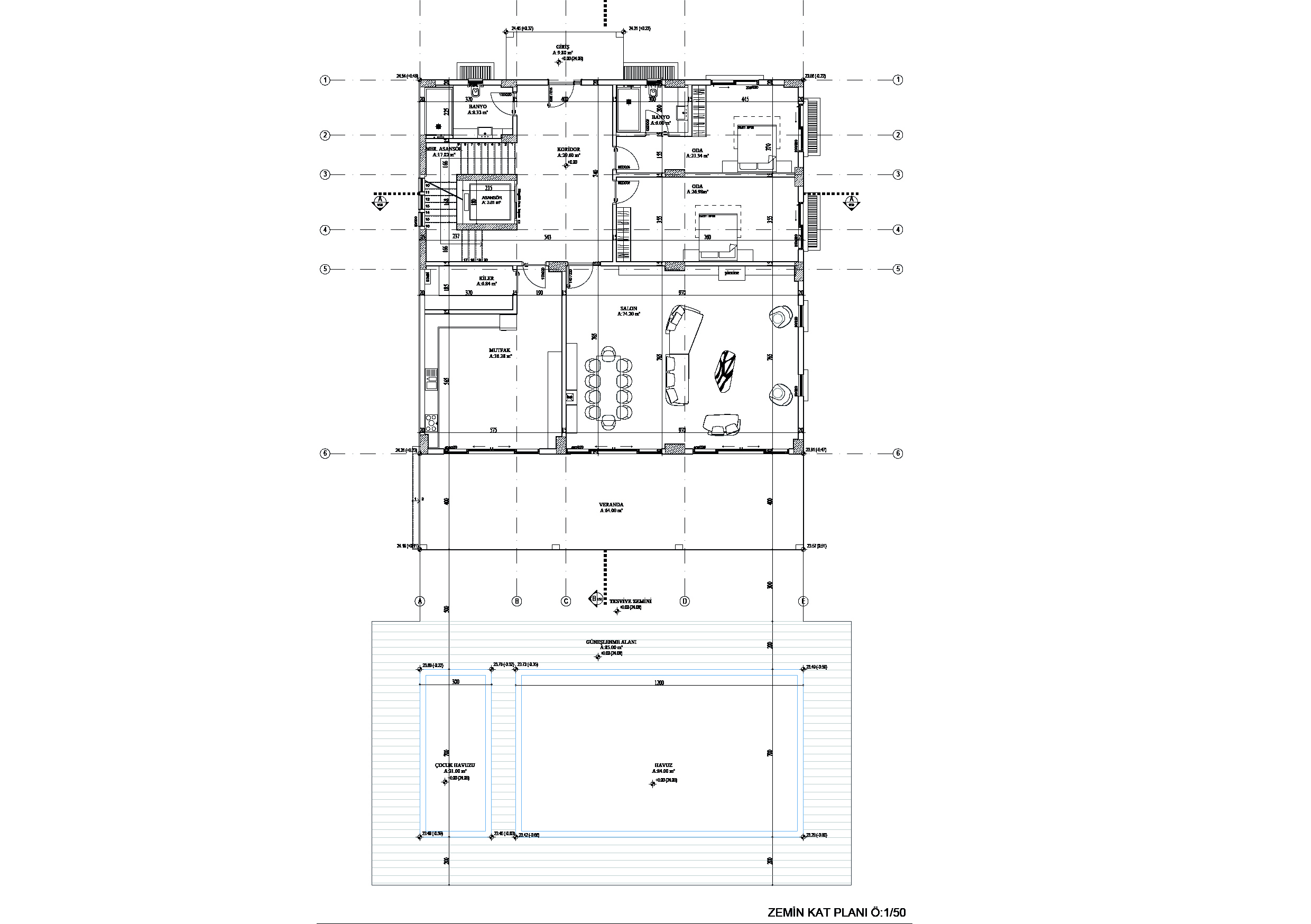 Silivri ARM Villa Kat Planı 2